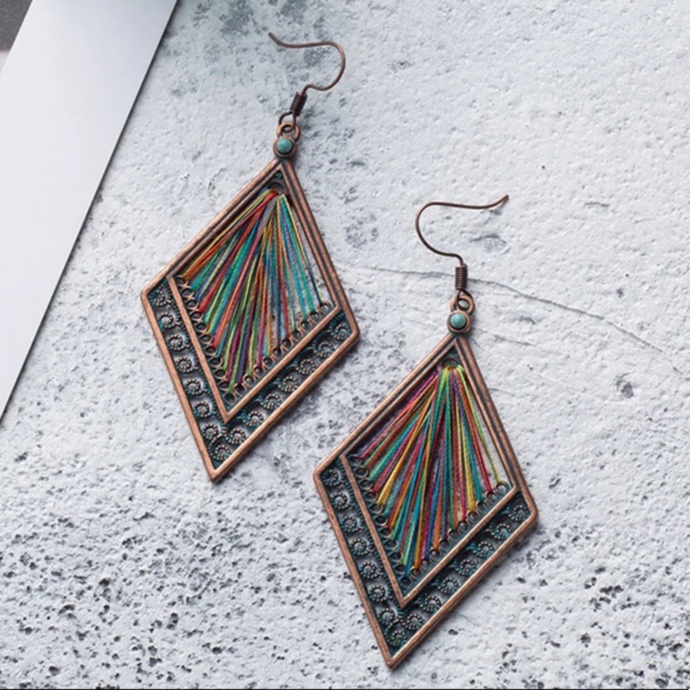 New African Ethnic Tribal Bohemian Earrings